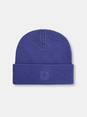 Hugo Blue czapka z dodatkiem wełny kolor fioletowy 50551505