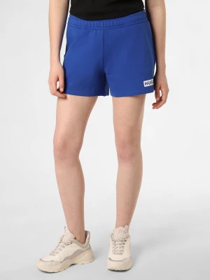HUGO BLUE Damskie szorty dresowe - Classic Shorts_B_1 Kobiety Bawełna niebieski jednolity,