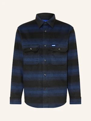 Hugo Flanelowa Koszula Wierzchnia Ebolt blau
