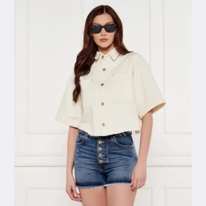 Hugo Blue Jeansowa koszula Getecna_B | Cropped Fit