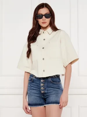 Hugo Blue Jeansowa koszula Getecna_B | Cropped Fit