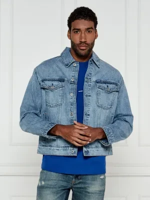 Hugo Blue Jeansowa kurtka Dex | Regular Fit