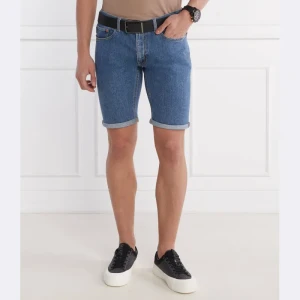 Hugo Blue Jeansowe szorty ASH/S | Slim Fit