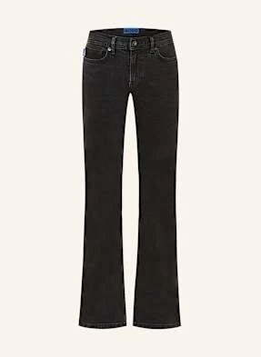 Hugo Blue Jeansy Bootcut Getti schwarz