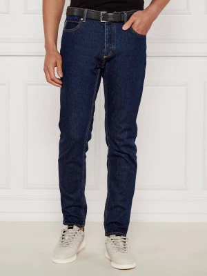 Hugo Blue Jeansy Brody | Tapered fit granatowy