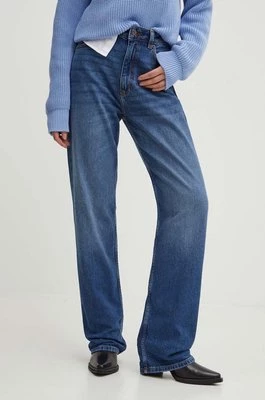 Hugo Blue jeansy damskie high waist 50520615