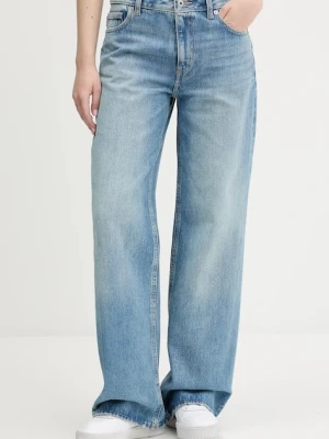 Hugo Blue jeansy damskie high waist 50541539