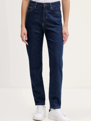 Hugo Blue jeansy damskie high waist 50547418