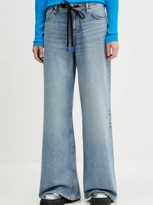 Hugo Blue jeansy damskie kolor niebieski 50546341
