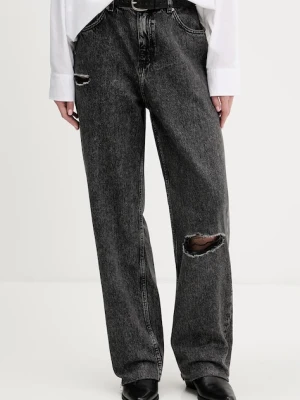 Hugo Blue jeansy Leni_B damskie high waist 50556525