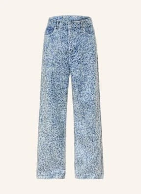 Hugo Blue Jeansy Mason Loose Baggy Fit blau