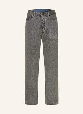 Hugo Blue Jeansy Nate Baggy Fit grau