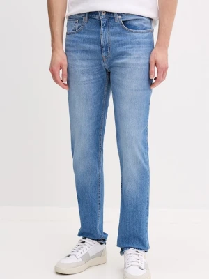 HUGO Blue jeansy slim fit męskie Ash