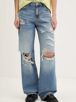 HUGO Blue jeansy straight damskie Gamala_4_B