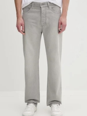 HUGO Blue jeansy straight męskie Jonah