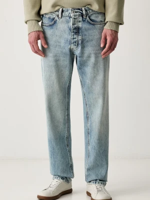 HUGO Blue jeansy straight męskie Jonah