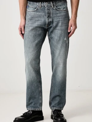 HUGO Blue jeansy straight męskie Jonah granatowy