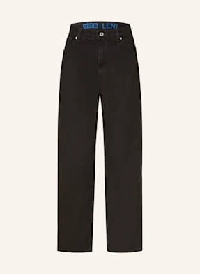 Hugo Blue Jeansy Wide Leg Leni schwarz