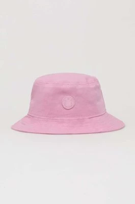 Hugo Blue kapelusz bawełniany kolor różowy bawełniany 50522301