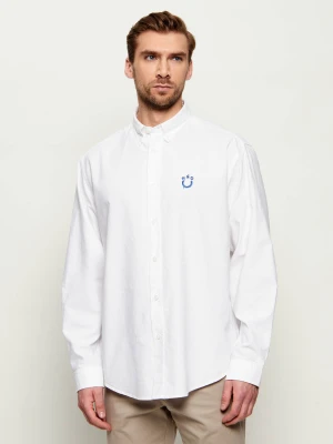 Hugo Blue Koszula Ebalto_BD | Oversize fit | oxford