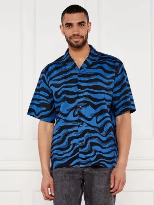 Hugo Blue Koszula Eligino | Loose fit