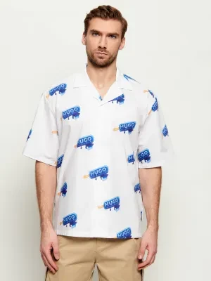 Hugo Blue Koszula Eligino | Loose fit