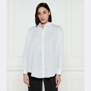 Hugo Blue Koszula Elisana_B | Loose fit