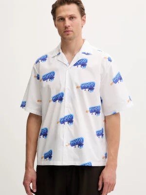 HUGO Blue koszula męska bawełniana Eligino