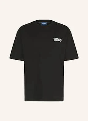 Hugo Blue Koszulka Oversize Nyrotee schwarz