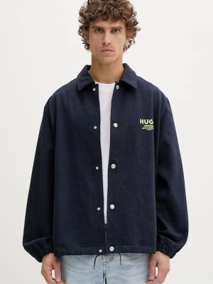 HUGO Blue krótka kurtka męska bawełniana Biyo262D1