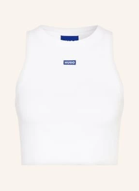 Hugo Blue Krótki Top Baby Tank weiss