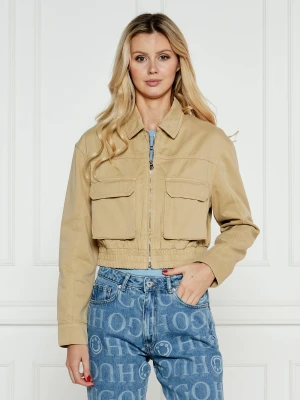 Hugo Blue Kurtka Adana-1-D_B | Cropped Fit