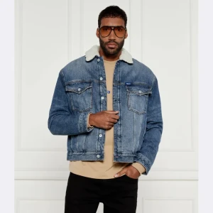 Hugo Blue Kurtka jeansowa Dex | Loose fit