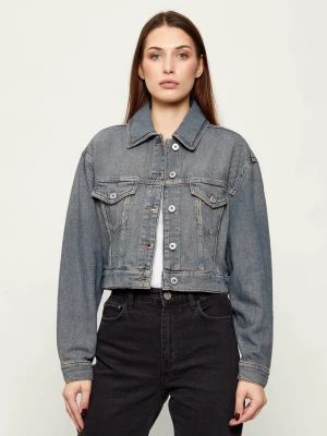 Hugo Blue Kurtka jeansowa Galatea_B | Cropped Fit