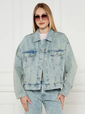 Hugo Blue Kurtka jeansowa Lou_B | Oversize fit