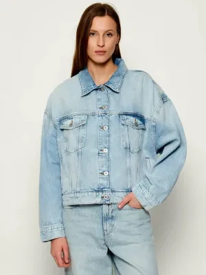 Hugo Blue Kurtka jeansowa Lou_B | Oversize fit