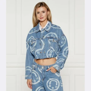 Hugo Blue Kurtka jeansowa Lou | Cropped Fit