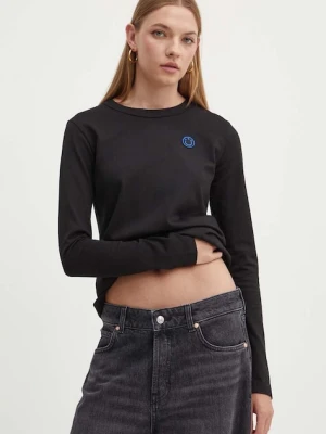 HUGO Blue longsleeve bawełniany kolor czarny 50520316