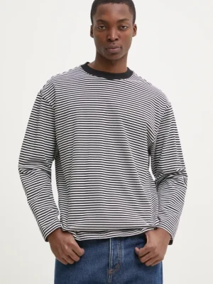 HUGO Blue longsleeve męski kolor czarny wzorzysty 50531982