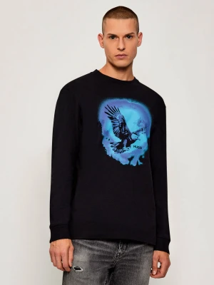 Hugo Blue Longsleeve Nagtox | Regular Fit czarny