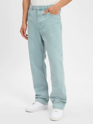 HUGO BLUE Męskie jeansy baggy fit - Nate Mężczyźni Bawełna niebieski|zielony jednolity,