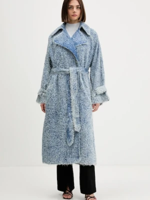 Hugo Blue płaszcz kolor niebieski 50546827