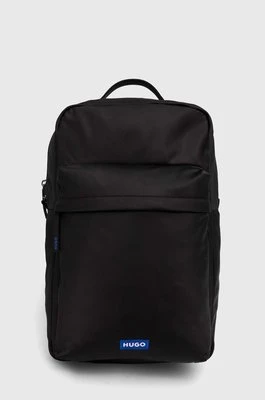 Hugo Blue plecak męski kolor czarny duży gładki 50521284