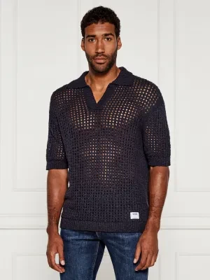 Hugo Blue Polo Strallo | Loose fit