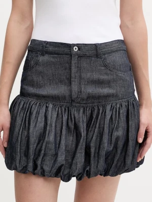 HUGO Blue spódnica bombka jeansowa Rabalon-1_B