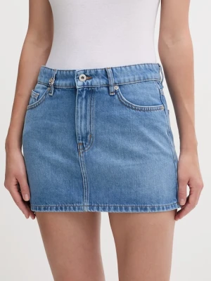 HUGO Blue spódnica jeansowa Galanie_B