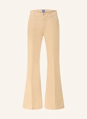 Hugo Blue Spodnie Bootcut Hizama beige