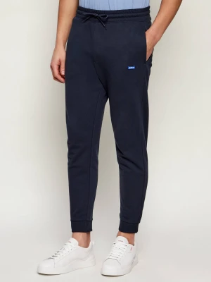 Hugo Blue Spodnie dresowe Napin | Regular Fit granatowy