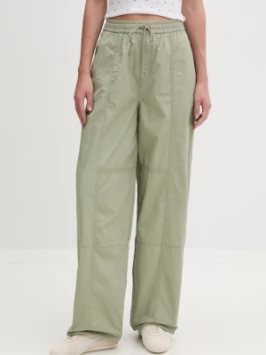 HUGO Blue spodnie parachute damskie bawełniane