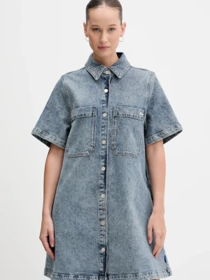 Hugo Blue sukienka jeansowa Gandira_B